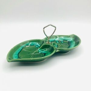 Vintage Divided Leaf Dish
